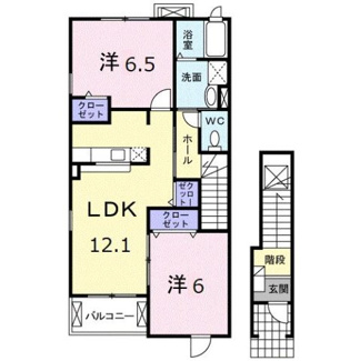 【間取り】 | ヴァンベールＢ