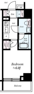 【間取り】 | メインステージ北千住Ⅲ | 間取りです。
