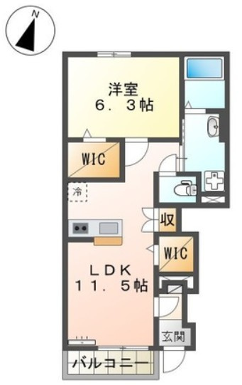 ティラミスの間取り