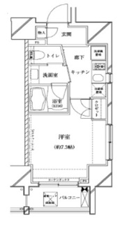 【間取り】 | クレイシア亀戸 | 間取りです。