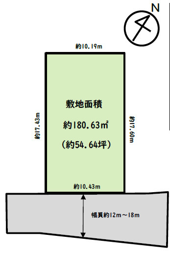 厚木市みはる野１丁目　中古戸建の区画図