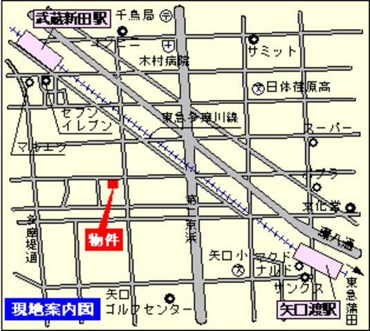 コンフォートの地図