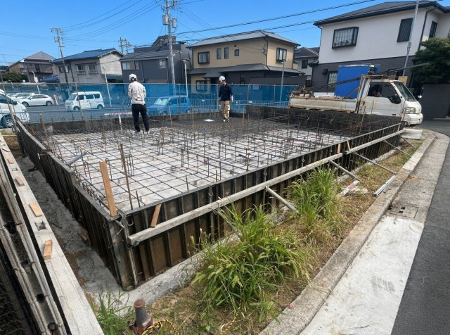 ◆堺市東区日置荘西町　新築一戸建ての外観|現在建築中！落ち着いた街並みで新生活を始めることが出来そう！周辺の物件も併せてご紹介させて頂きます！
