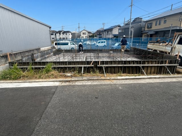 ◆堺市東区日置荘西町　新築一戸建ての外観|現在建築中！落ち着いた街並みで新生活を始めることが出来そう！周辺の物件も併せてご紹介させて頂きます！