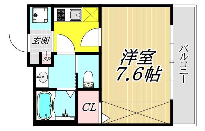 ジョリエーメゾンの間取り