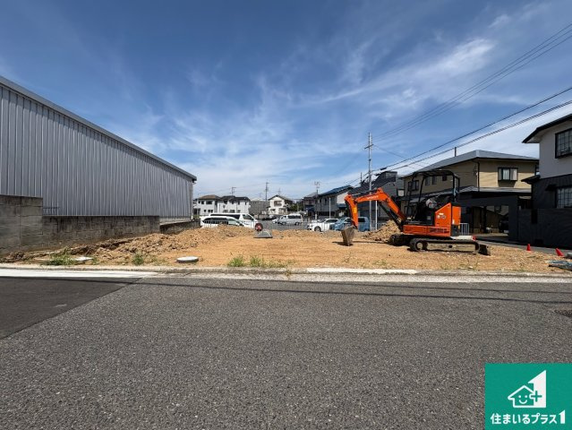 堺市東区日置荘西町　新築一戸建ての外観|現在の進捗状況です！順調に作業進行中、完成が待ち遠しいです！詳細の間取り等、お気軽にお問い合わせください！