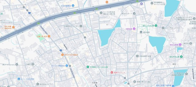 堺市東区日置荘西町　新築一戸建ての地図