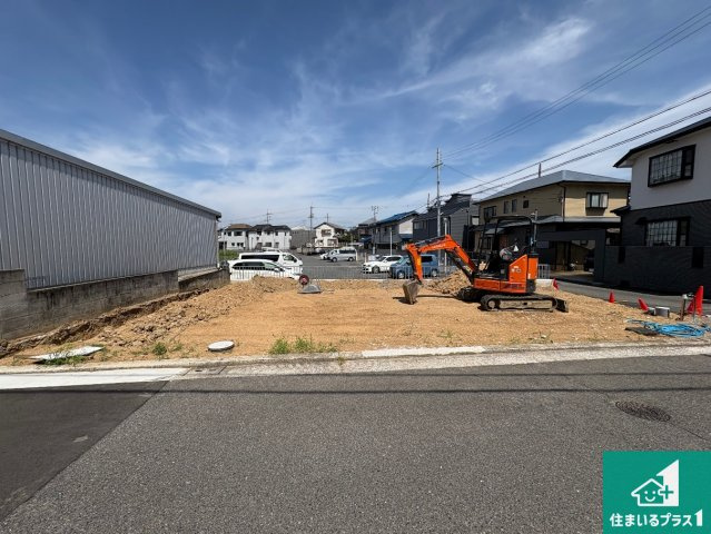 堺市東区日置荘西町　新築一戸建ての外観|現在の進捗状況です！順調に作業進行中、完成が待ち遠しいです！詳細の間取り等、お気軽にお問い合わせください！