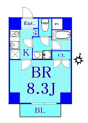 ナインブーランジェ川崎の間取り