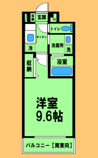 【間取り】 | リオ | 間取り図：反転タイプ