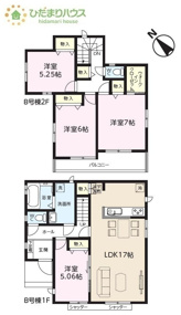つくばみらい市富士見ヶ丘３丁目26番　新築戸建　B号棟の画像