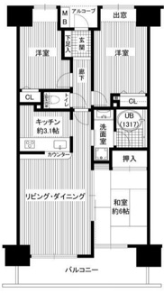 【間取り】 | レーベンハイムせんげん台ステーションアリーナ | 間取りです。