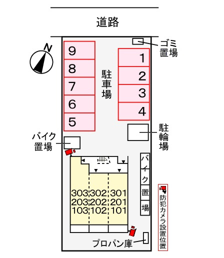 【区画図】 | メイプルテラス　みずほ