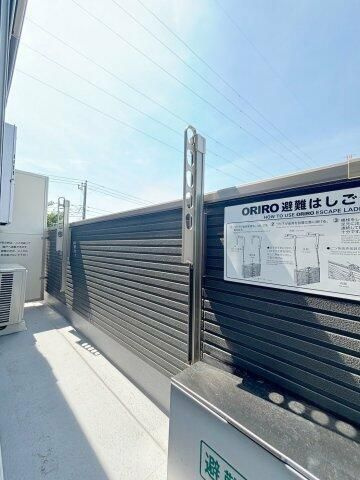 勝田台ガーデンテラスのバルコニー