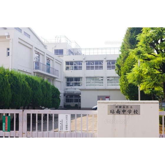 メゾンビアンペルレの周辺|中学校「世田谷区立砧南中学校まで437ｍ」
