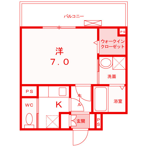 トゥットフェリーチェ横浜の間取り