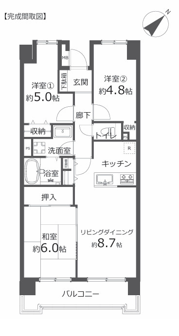 パークハイツ湘南辻堂の間取り