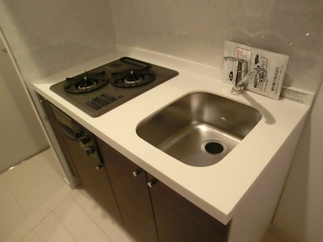 北区豊島１丁目の賃貸マンションのキッチン|２口ガスシステムキッチン完備でございます。