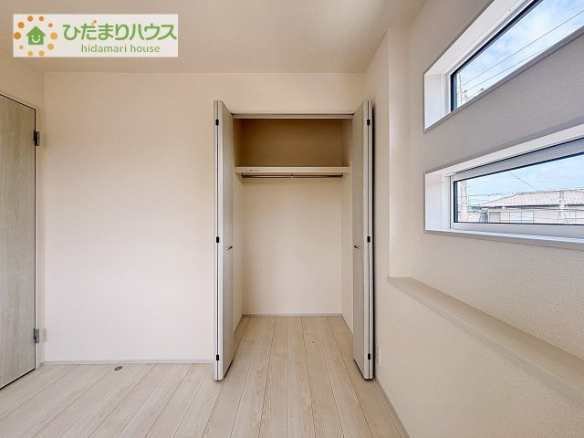 【収納】 | 土浦市小岩田東2丁目6期　新築戸建　2号棟 | 全室にクローゼットが付いていて、お部屋の住空間もスッキリ広々使えそうです(^^)
