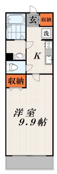ヨウコースクウェア川越市の間取り