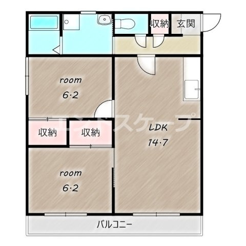 ビューハイツ講堂の間取り|高崎、前橋のお部屋探しはエンドスケープまで！お客様の理想お聞かせ下さい♪