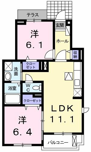 【間取り】 | ウィステリアタウン　Ⅸ