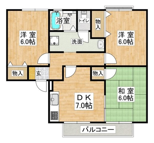ベルコリーヌの間取り