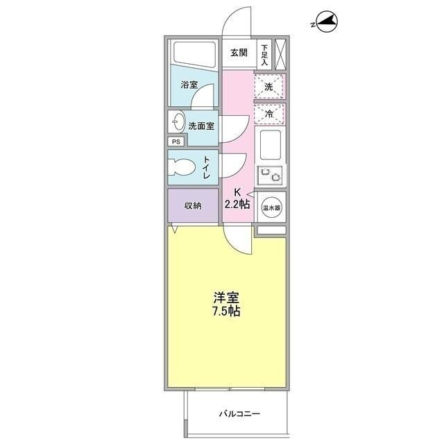 ベルク城山弐番館の間取り