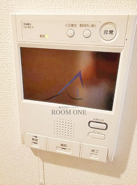 LEXE秋葉原Eastのセキュリティ|モニター付きインターホンです。