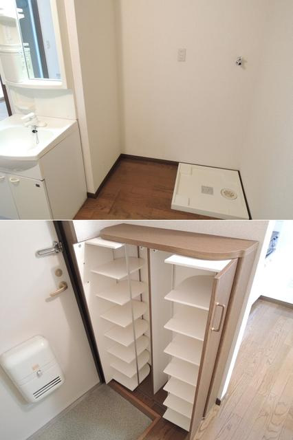 登戸貸マンション（仮）の設備|冷蔵庫置場＆シューズボックス