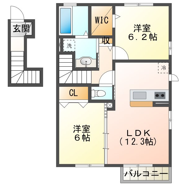 グランツの間取り