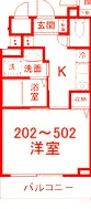 EARTH浅間町の間取り