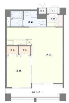 テラコート芦屋の間取り