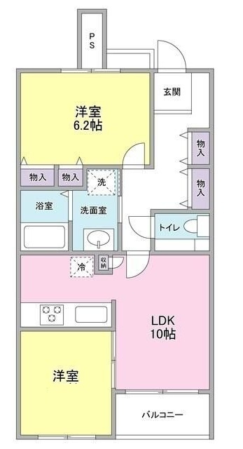 メジロテークの間取り|間取りです。