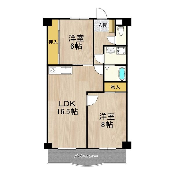 パレーシャル21の間取り
