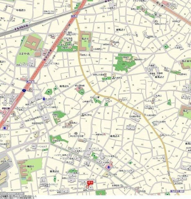 ロイヤルアメニティー南馬込の地図|地図