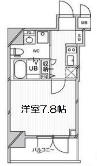 【間取り】 | エグゼ難波南Ⅵ