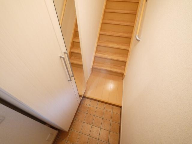 ジェルメ中山Ｂの玄関|ゆったりとした玄関です