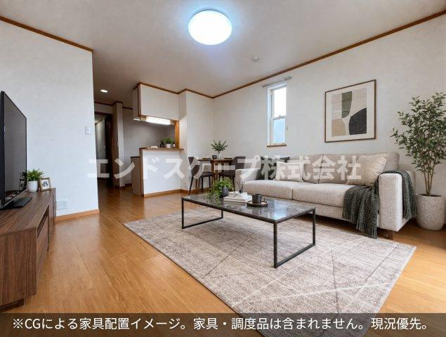 ミニョンⅠの居間・リビング|高崎、前橋のお部屋探しはエンドスケープまで！お客様の理想お聞かせ下さい♪