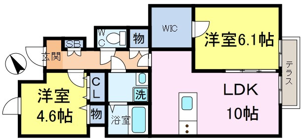 Prendre fの間取り