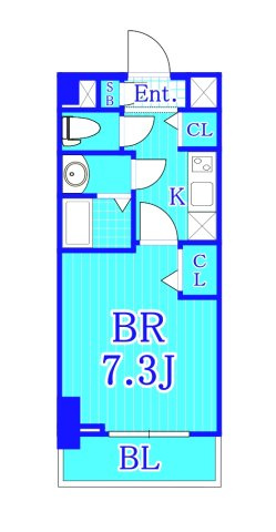 グランドガーラ横濱万世町の間取り