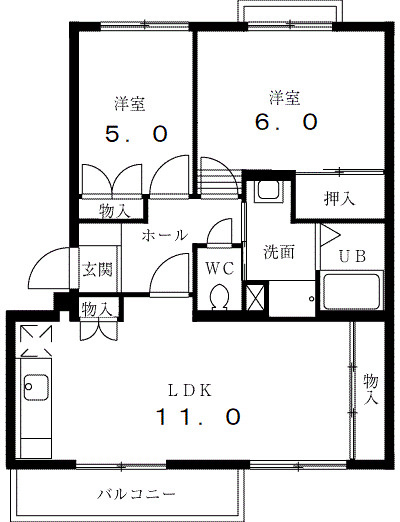 グリーンフィールズの間取り|間取図