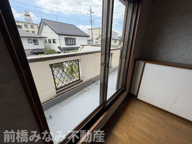【中古】高崎市倉賀野町　５LDK＋Sのバルコニー|暖かな日差しのふりそそぐバルコニー