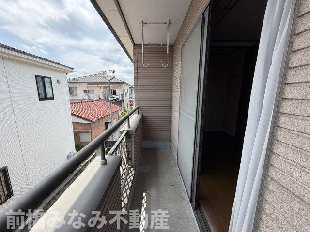【中古】高崎市飯塚町　４LDKのバルコニー|広々としたバルコニーです