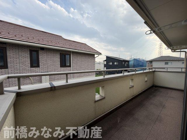 【中古】前橋市箱田町　４LDKのバルコニー|バルコニーがあります