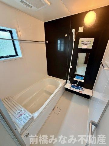 【新築】前橋市小相木町第6　限定１棟　リーブルガーデン　新築建売の浴室|日々の暮らしに欠かせないお風呂です