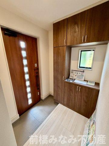 【新築】前橋市小相木町第6　限定１棟　リーブルガーデン　新築建売の玄関|玄関です