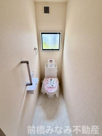 【新築】前橋市小相木町第6　限定１棟　リーブルガーデン　新築建売のトイレ|シンプルで使いやすいトイレです