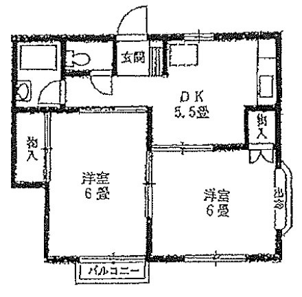 クレスト荻窪の間取り