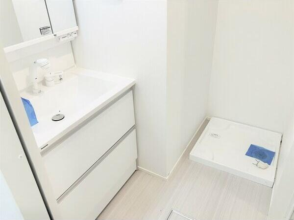HS津金の洗面所|コンパクトで使いやすい洗面所